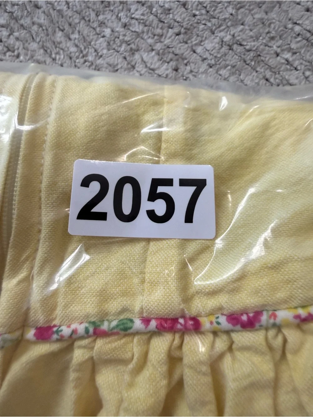 Ralph Lauren Girls Yellow Sundress Floral Tie Strap Dress Size 5 (estimated)